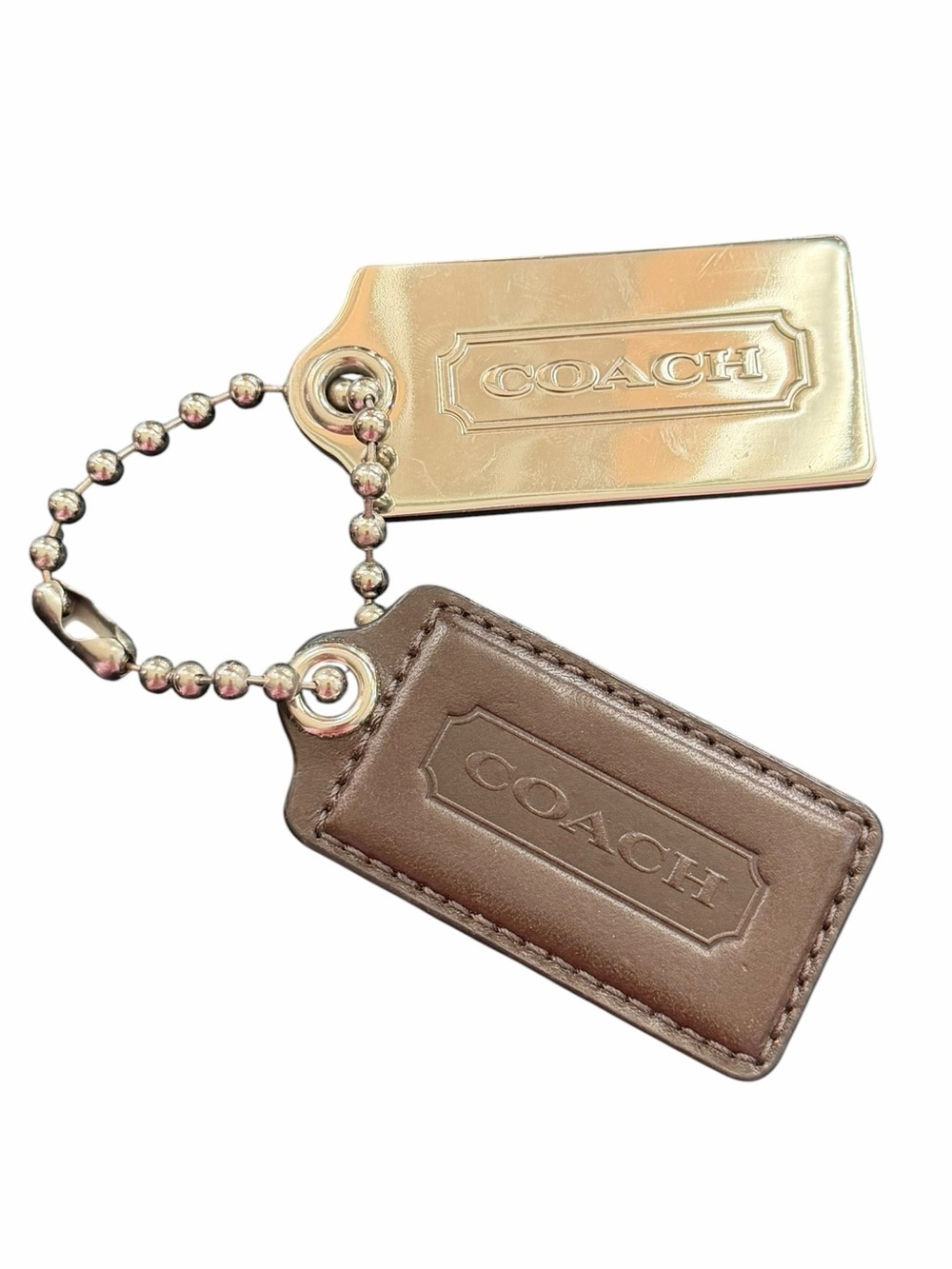 Coach Hangtags On Ball Chain